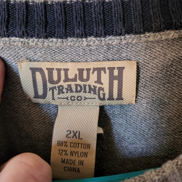 Duluth Trading Co 2XL Gray Sweater - Picture 3 of 6